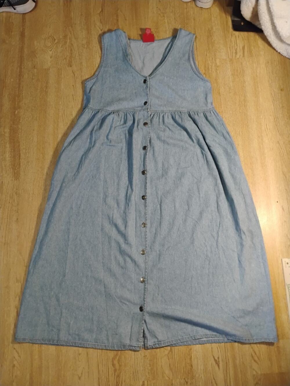 Venezia Denim Jean Size 18/20 Women's Jumper Overall Dress
